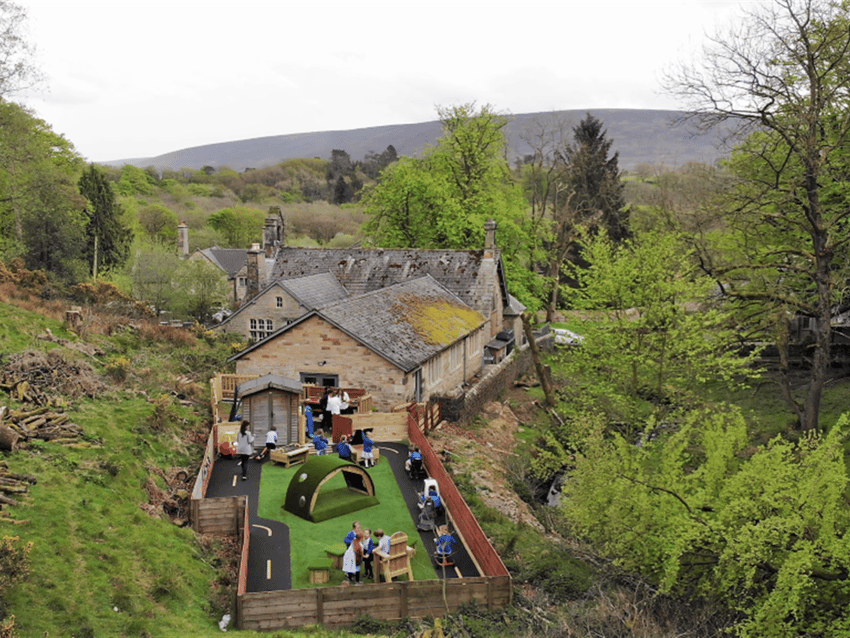Cawthorne School's EYFS Outdoor Play Equipment Main Image