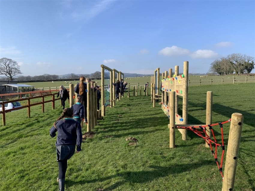Ysgol Y Plas’ Adventure Trim Trail Main Image