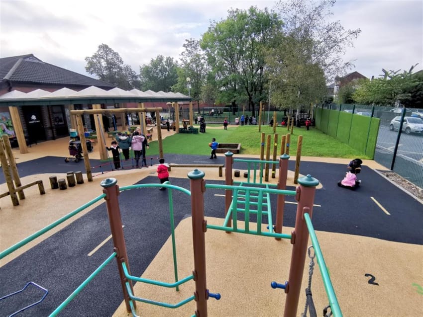 St John School's EYFS Playground Equipment Main Image
