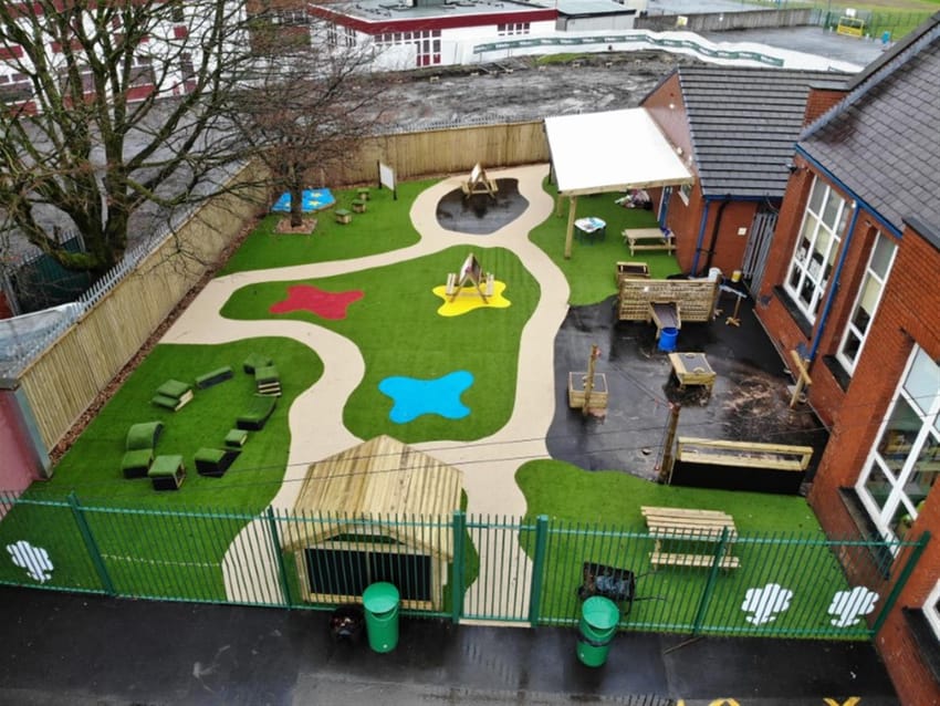 Ferns Primary Academy’s EYFS Playground Main Image