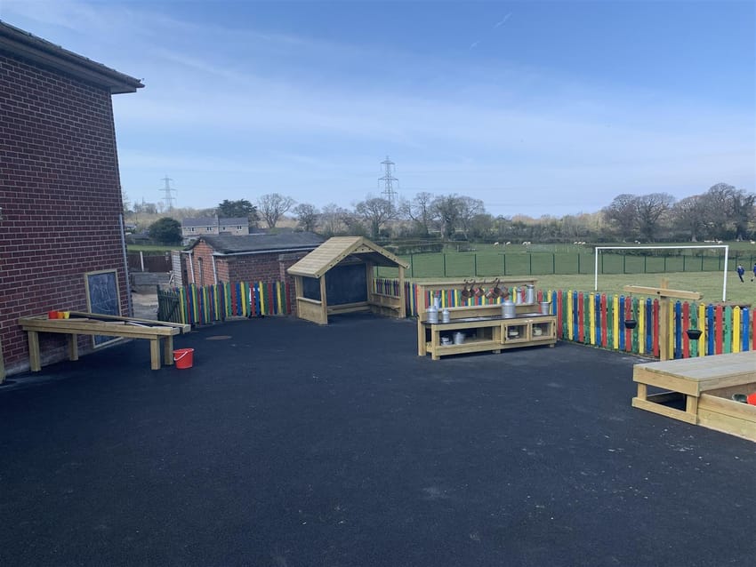Ysgol Cefn Meiriadog's Inspiring Outdoor Learning Area. Main Image