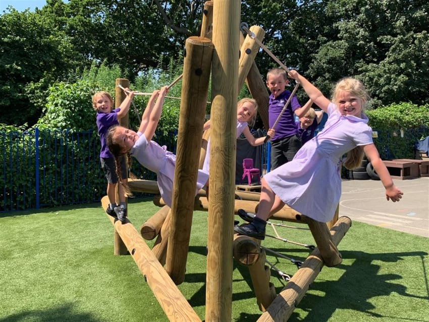 Explore Wickham Primary School's New EYFS Outdoor Area Main Image