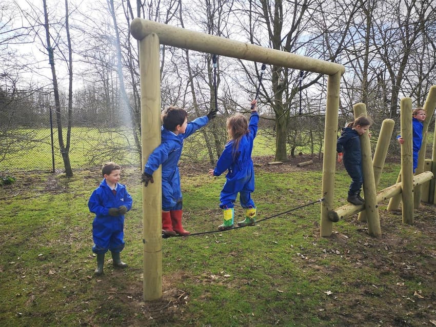 Knayton CE Primary School’s Forest Trim Trail Main Image