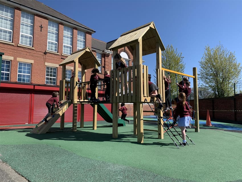 St Bede's Primary School's remarkable adventure playground! Main Image