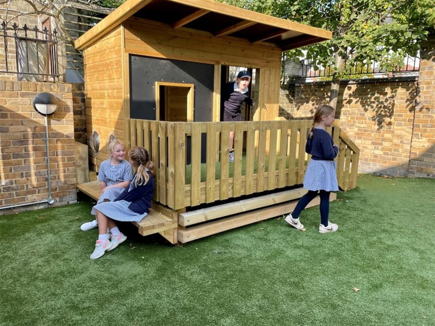 A Refurbished Outdoor Play Area for Finton House, London Main Image