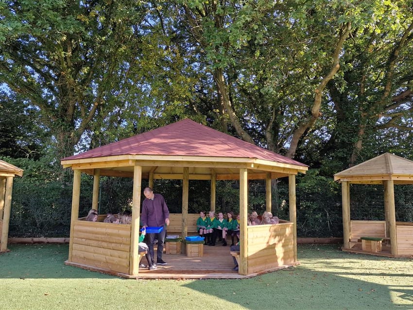 Outdoor Classroom Excitement for Ewloe Green Primary School Main Image