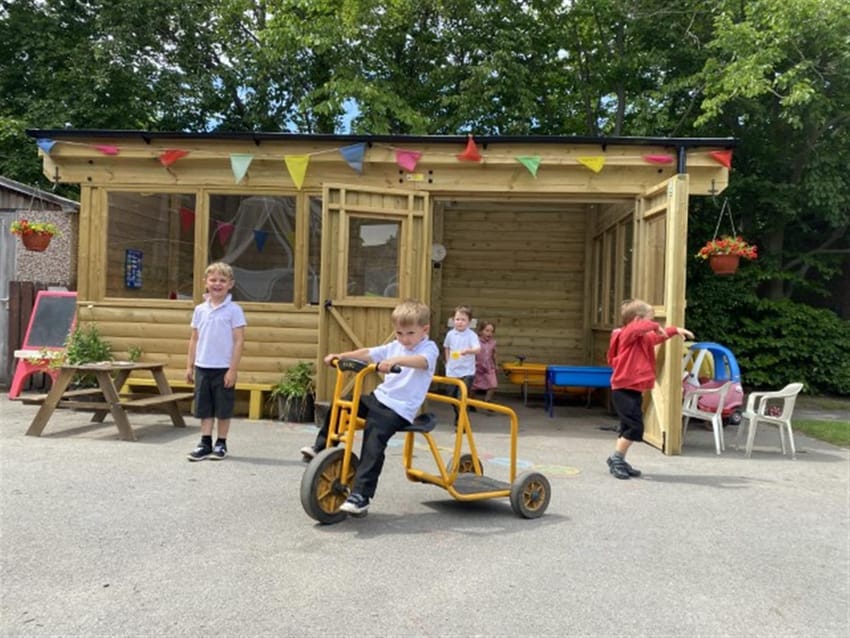 High Lane Primary School’s Exceptional EYFS Outdoor Classroom Main Image