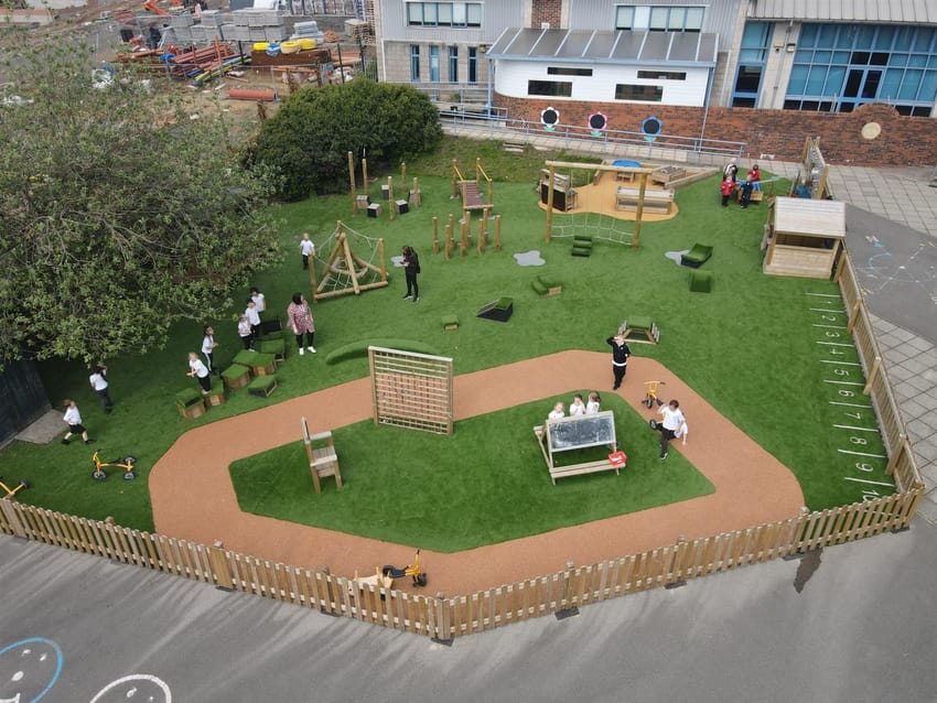 EYFS Playground Redesign At Thrybergh Primary Main Image