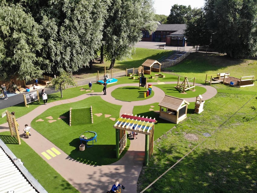 Briscoe Lane Academy's EYFS Playground Development Main Image