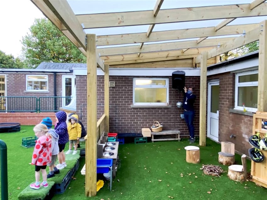 Kelsall Primary School's Free Flow Play Environments Main Image