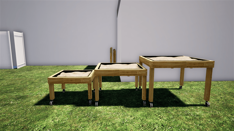 SEN Outdoor Playground Nesting Tables