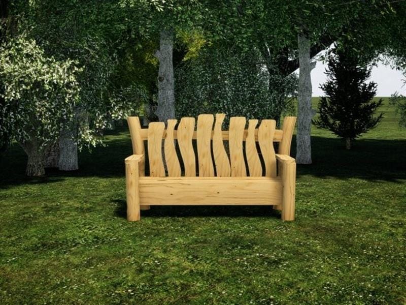 Robinia Timber Seating For Schools