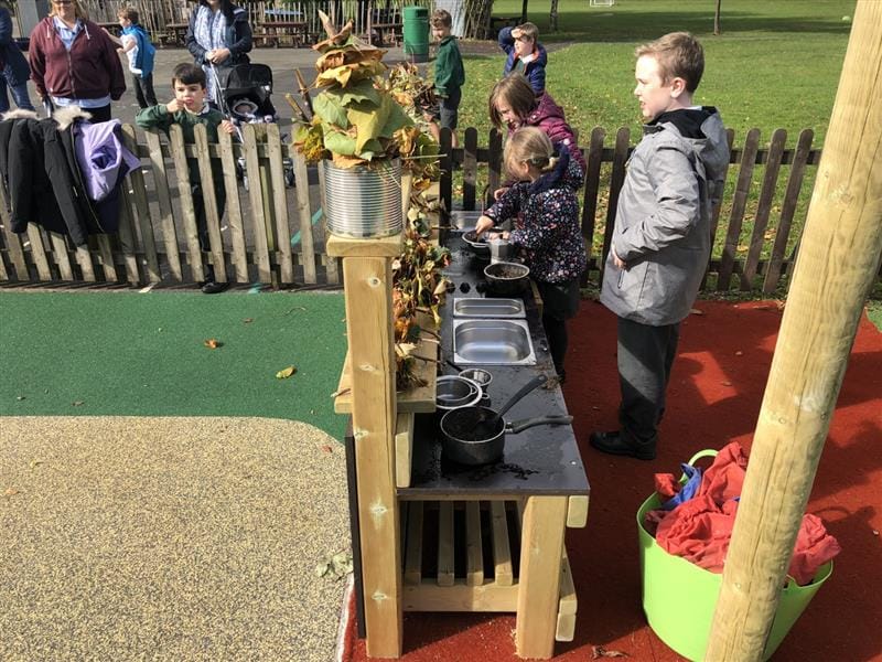 mud kitchen for primary schools