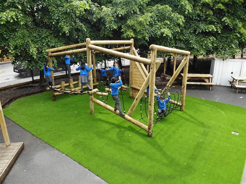 Puzzlewood Forest Circuit Climbing Frames