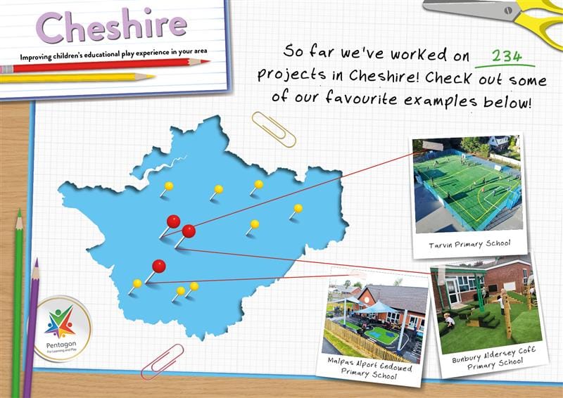 School Playground Equipment in Cheshire