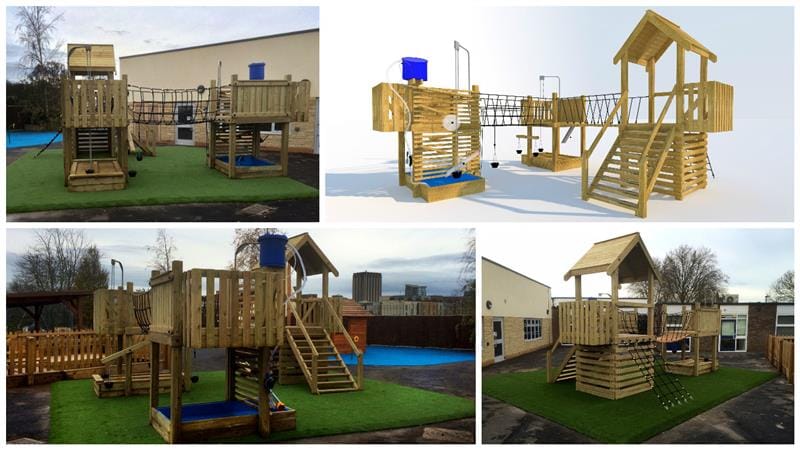 Investigative Play Tower - School Playground Equipment
