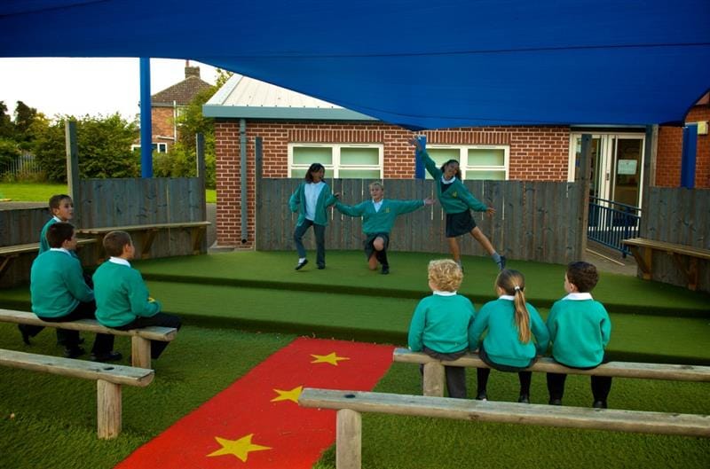 Performance stages for schools