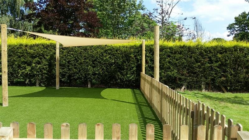 Bow Top Playground Fencing