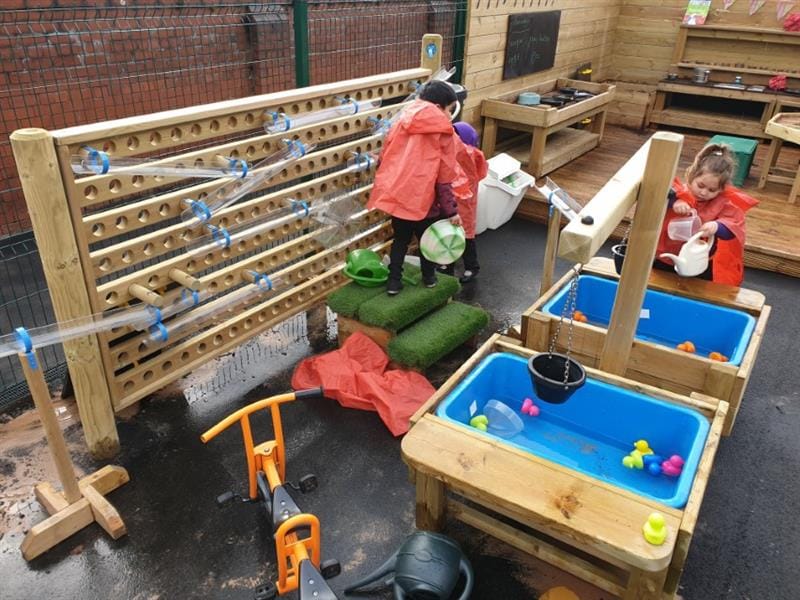 school outdoor playground equipment