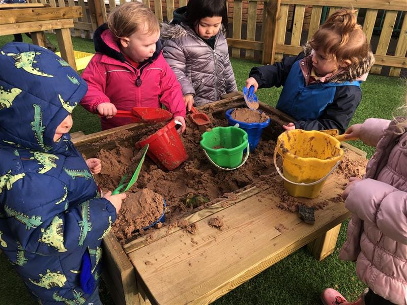 outdoor play develops children