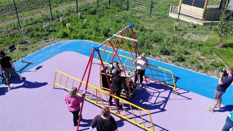 a birdseye view of an SEN Playground
