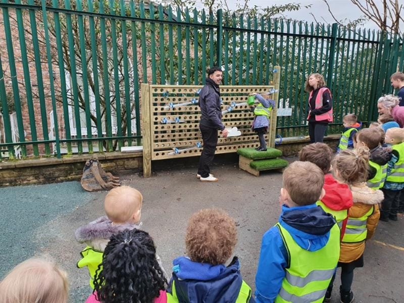 Playground equipment installations