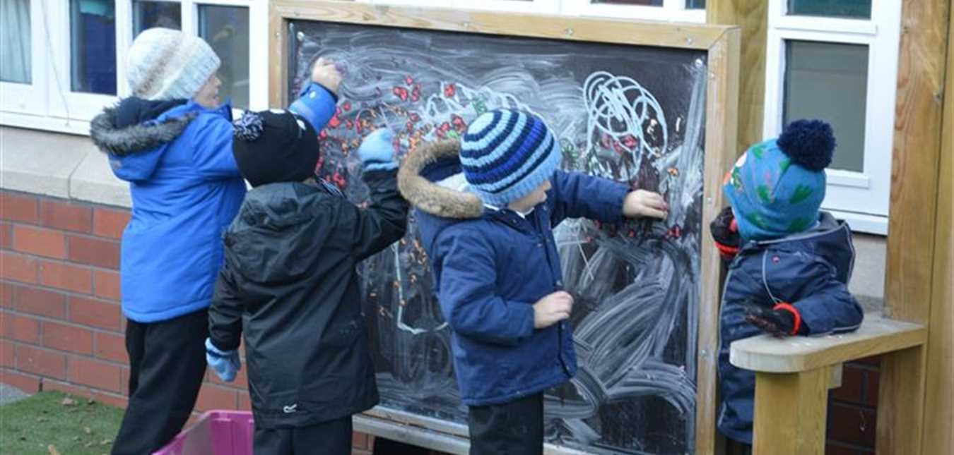 Playground Mark Making Ideas For EYFS Children