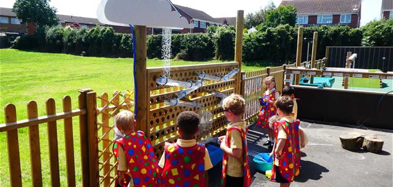 The New Pentagon Play Water Wall