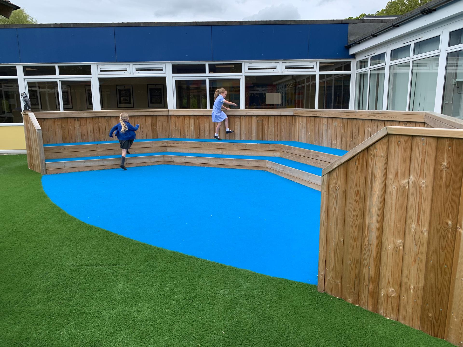 Saferturf playground surfacing for schools