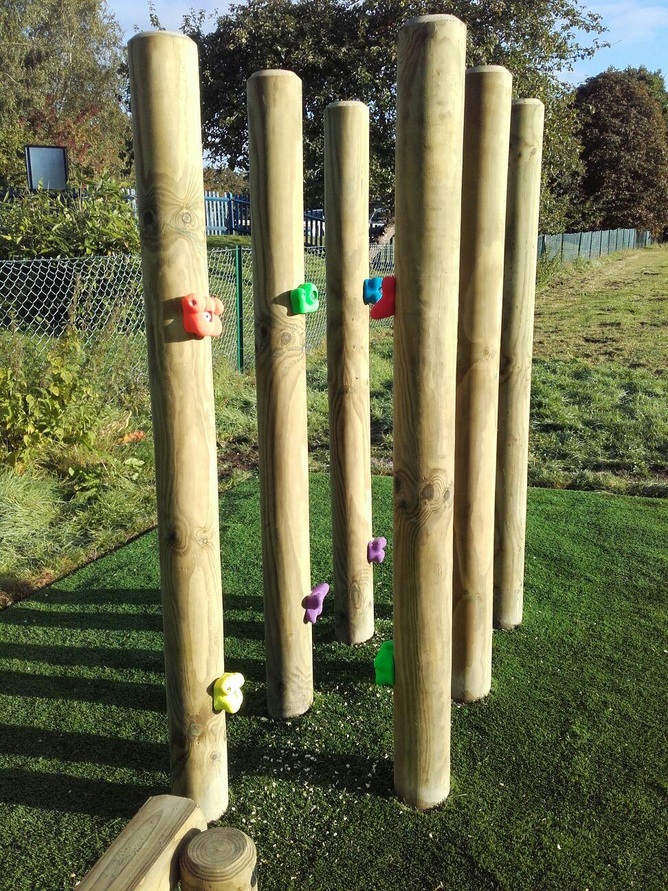 wooden trim trails for schools