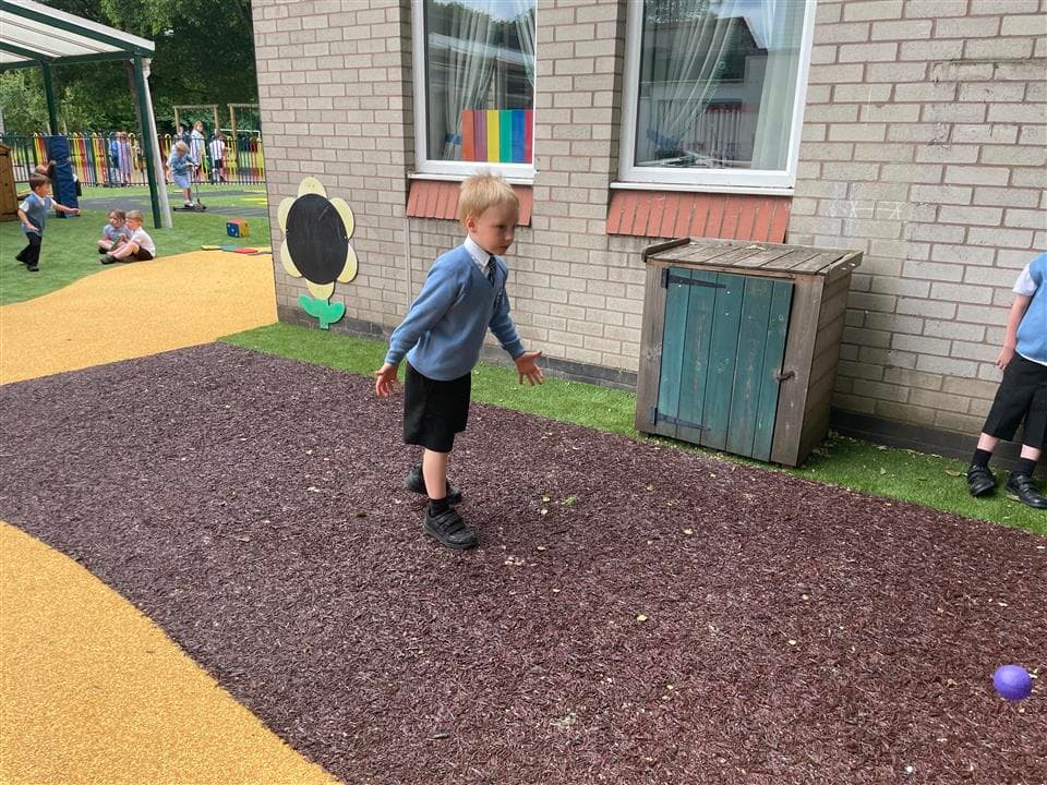 a child playing on our playbond surfacing