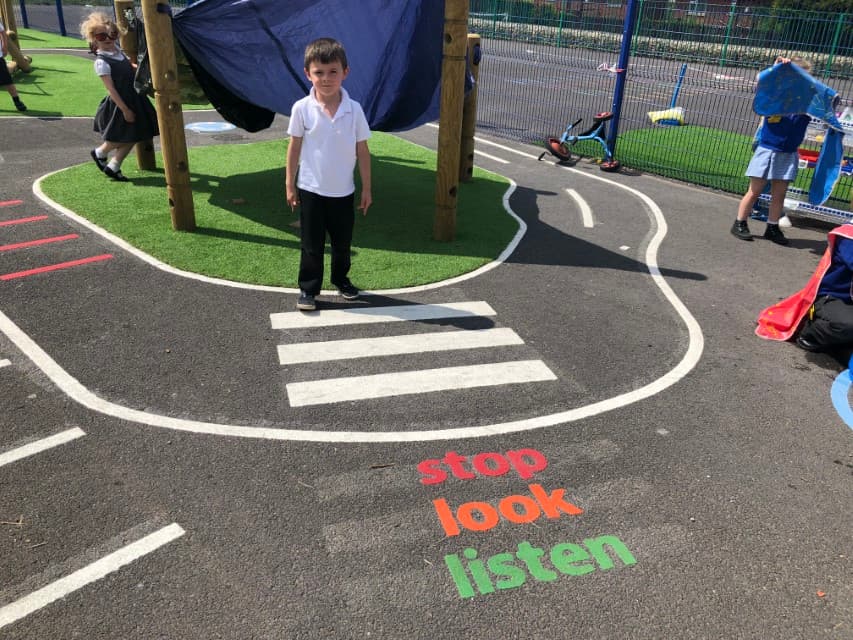 Thermoplastic Playground Markings