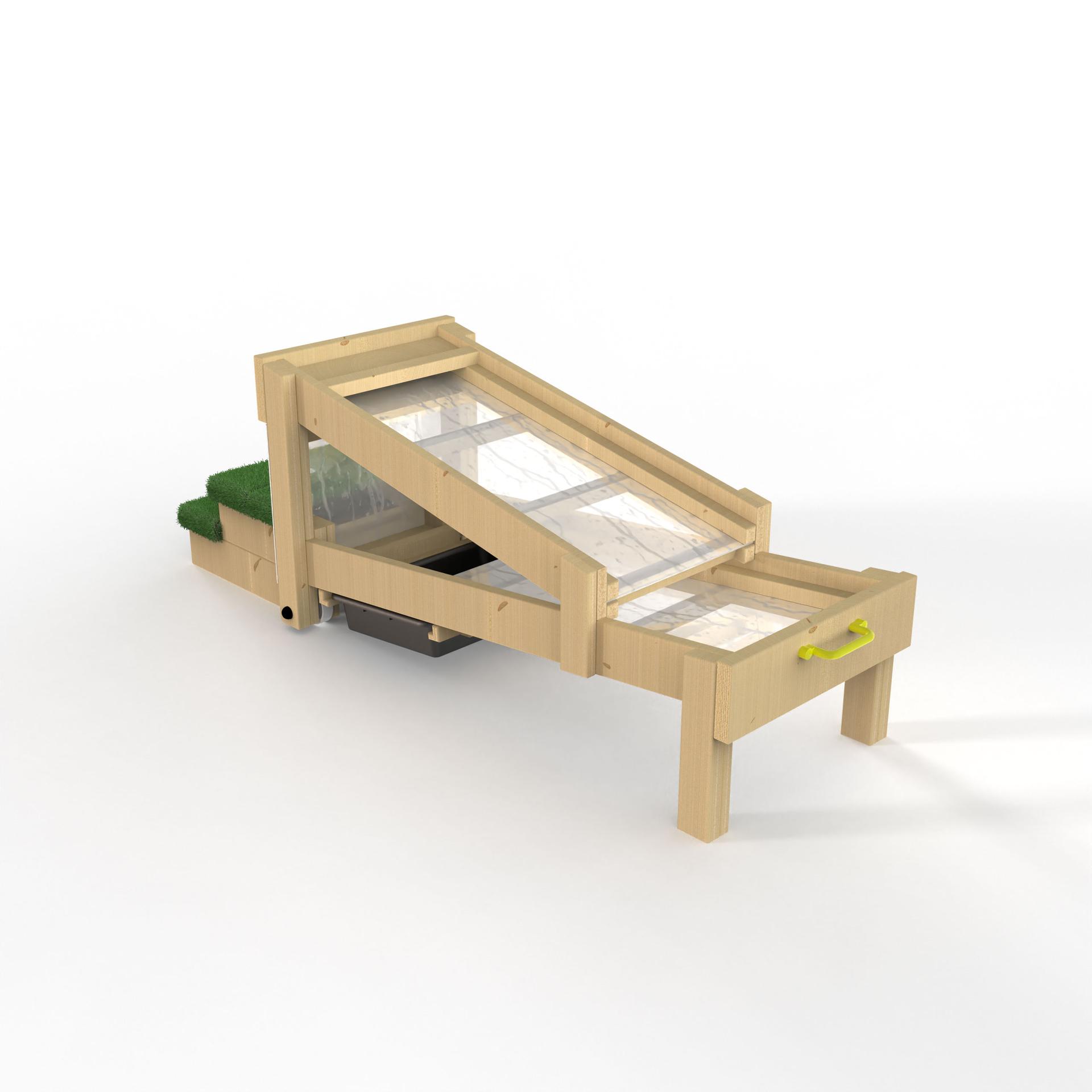A 3D image of the Pentagon Play Flow table