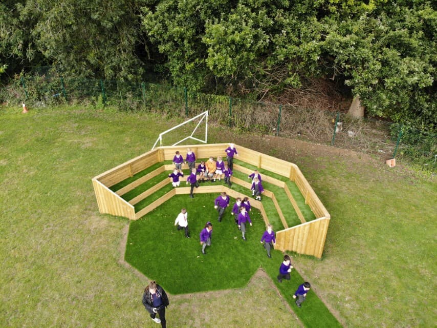 Playground performance stage