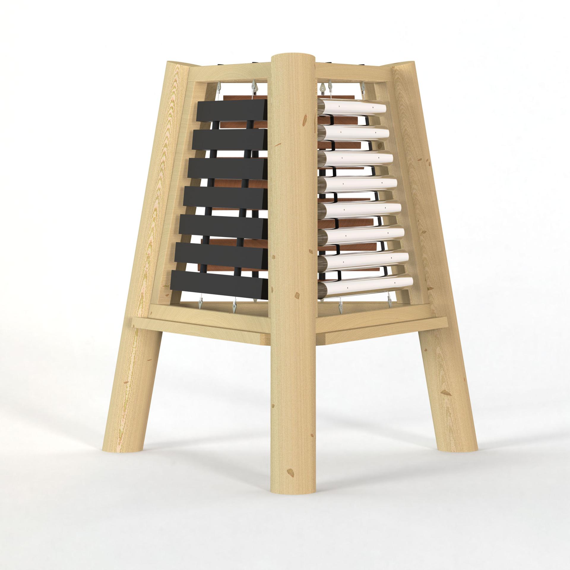 Wooden Musical Triad from Pentagon Play
