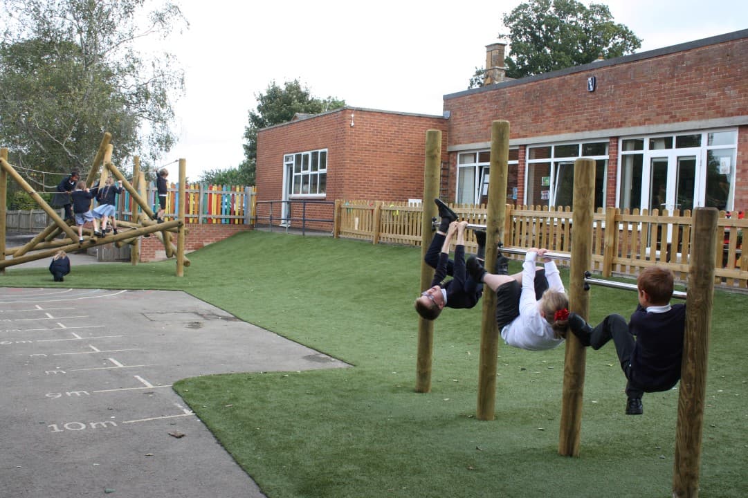 roll over bars at a primary school