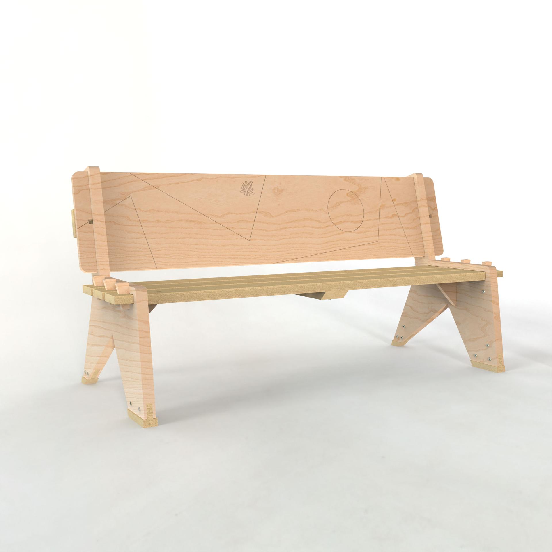 A render image if the Y6 Leavers Bench