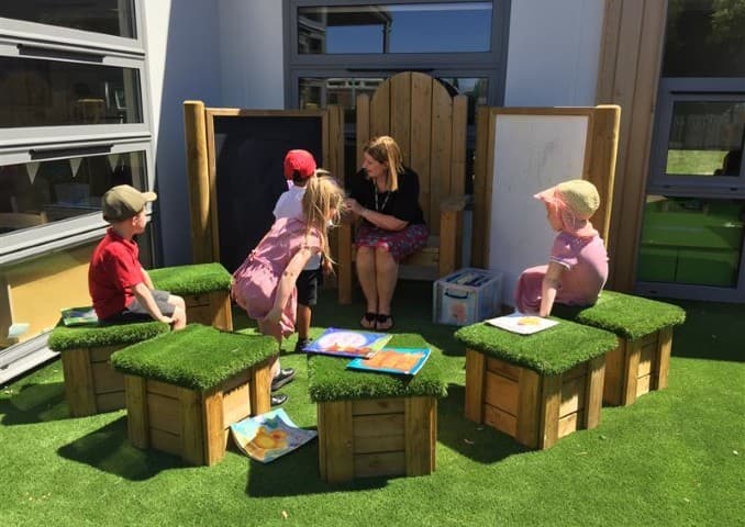 school playground seating