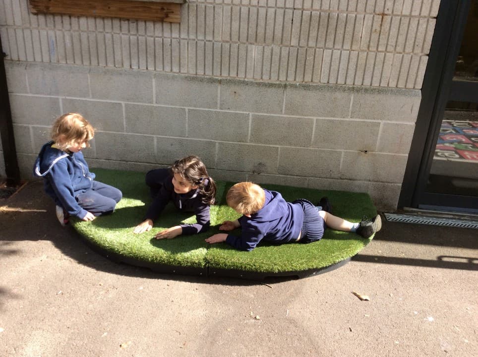 Children can use this space for active or imaginative play! 