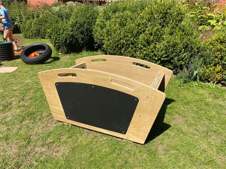 the maxi skip on grass