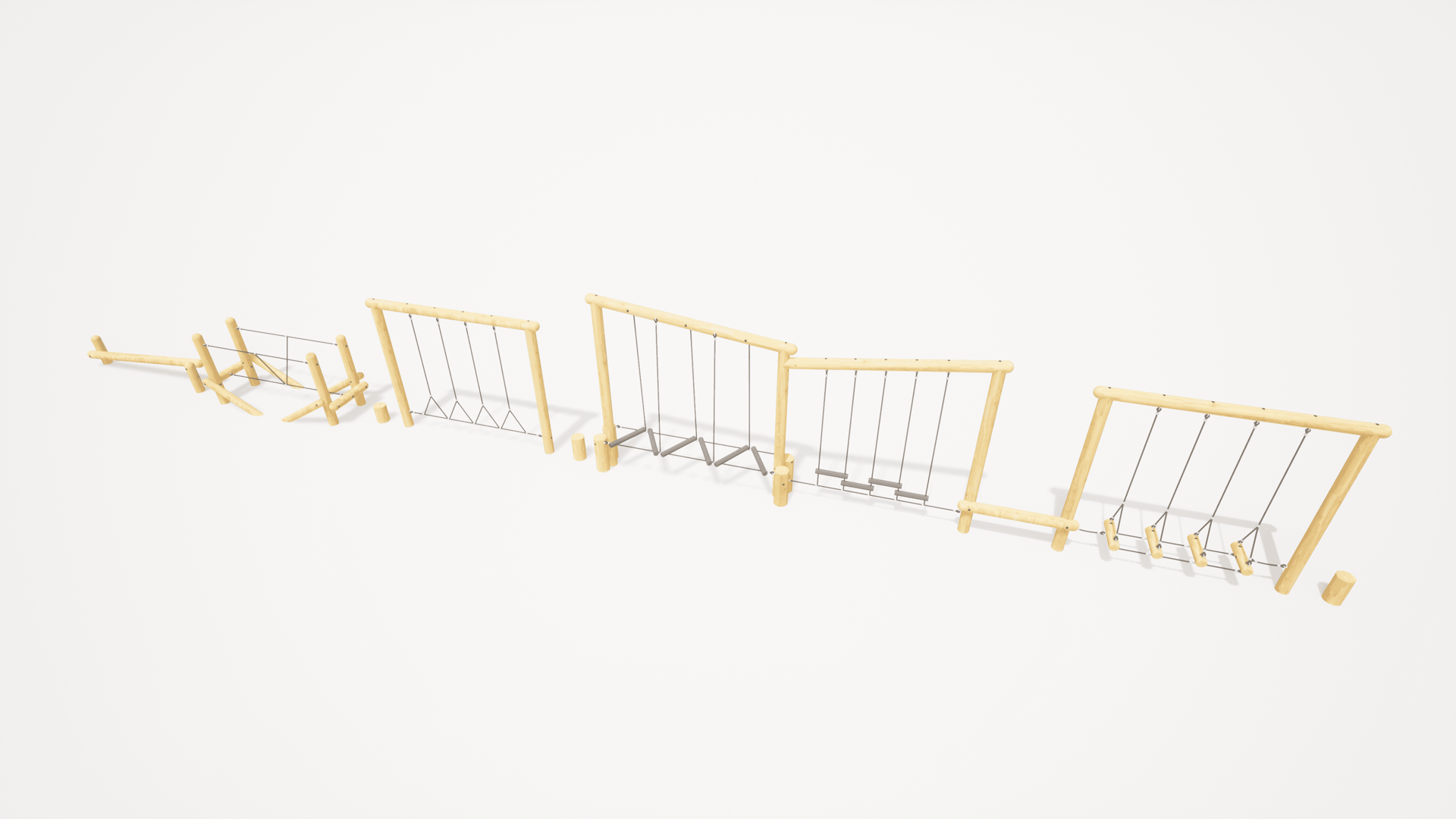 3D render image of Glenmore Forest Trim Trail