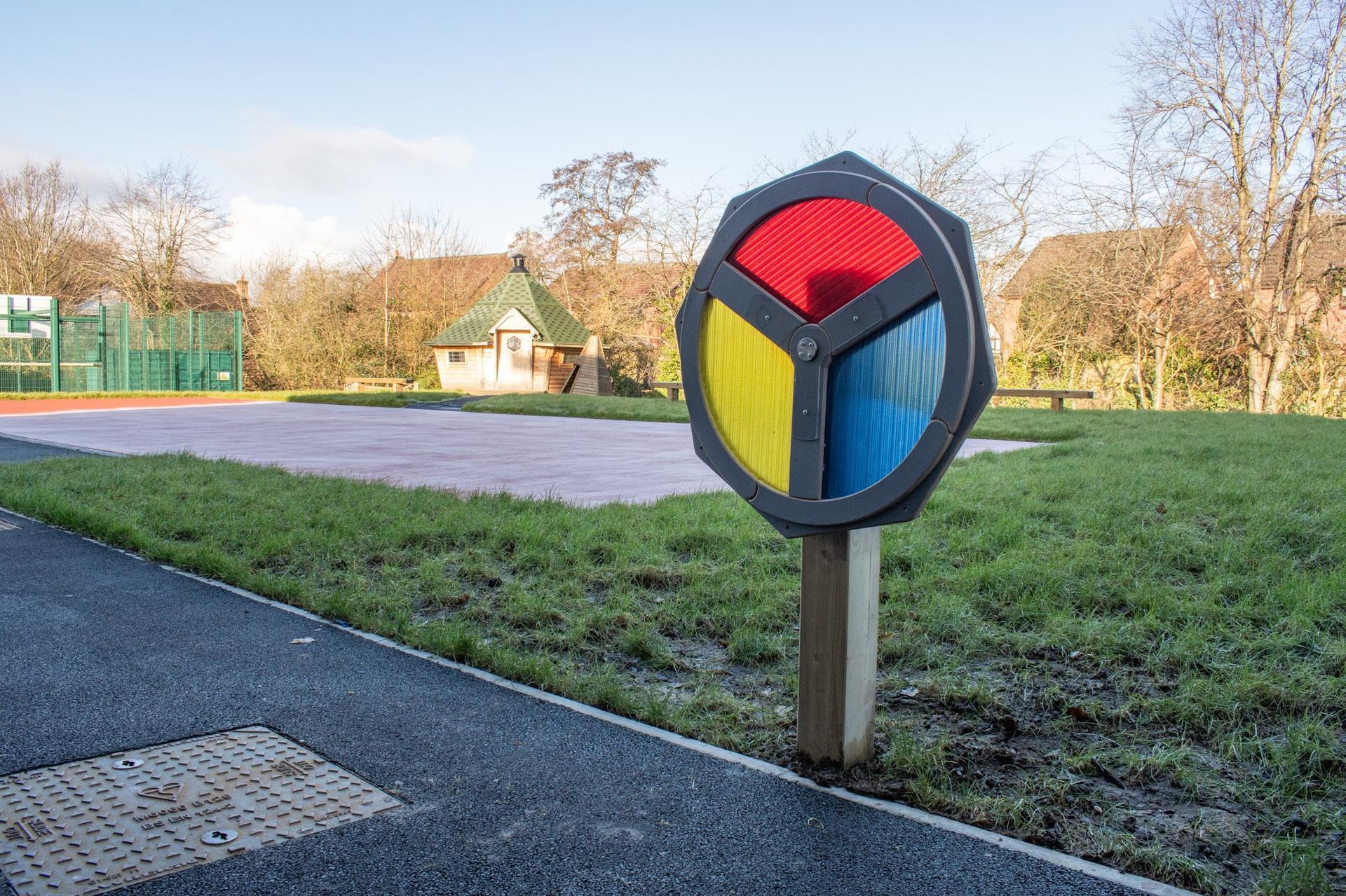 Light Sensory Spinner on Grass