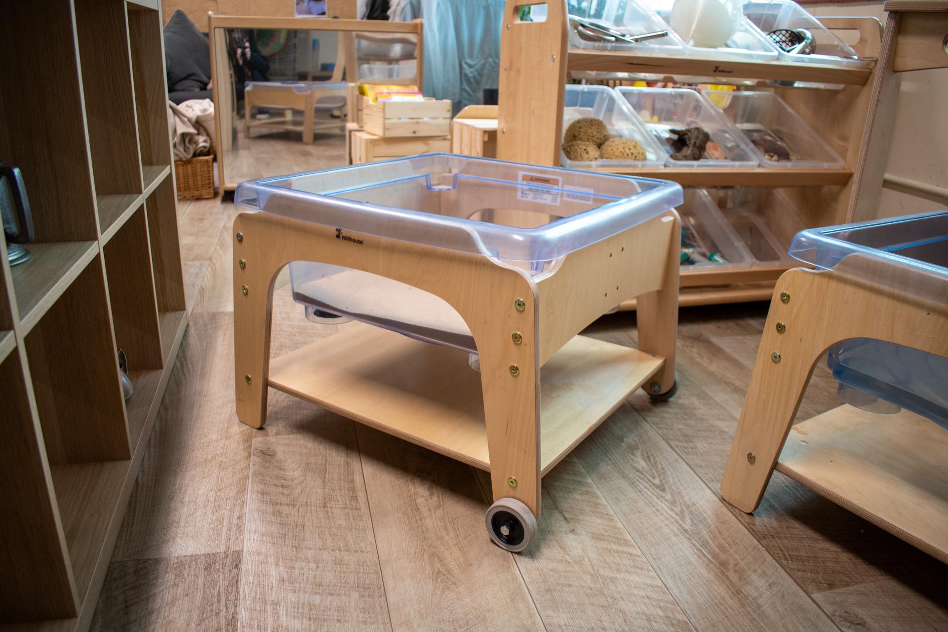 Millhouse Sand and Water station standalone in a Pre School