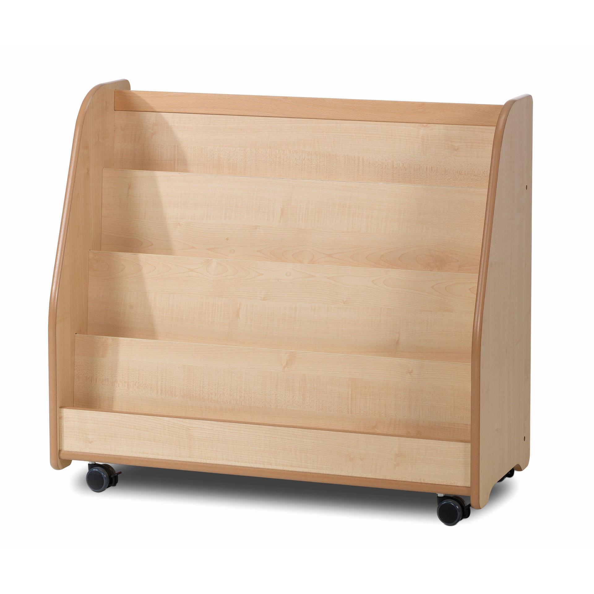 A Mobile Tall Book Display on a white background.