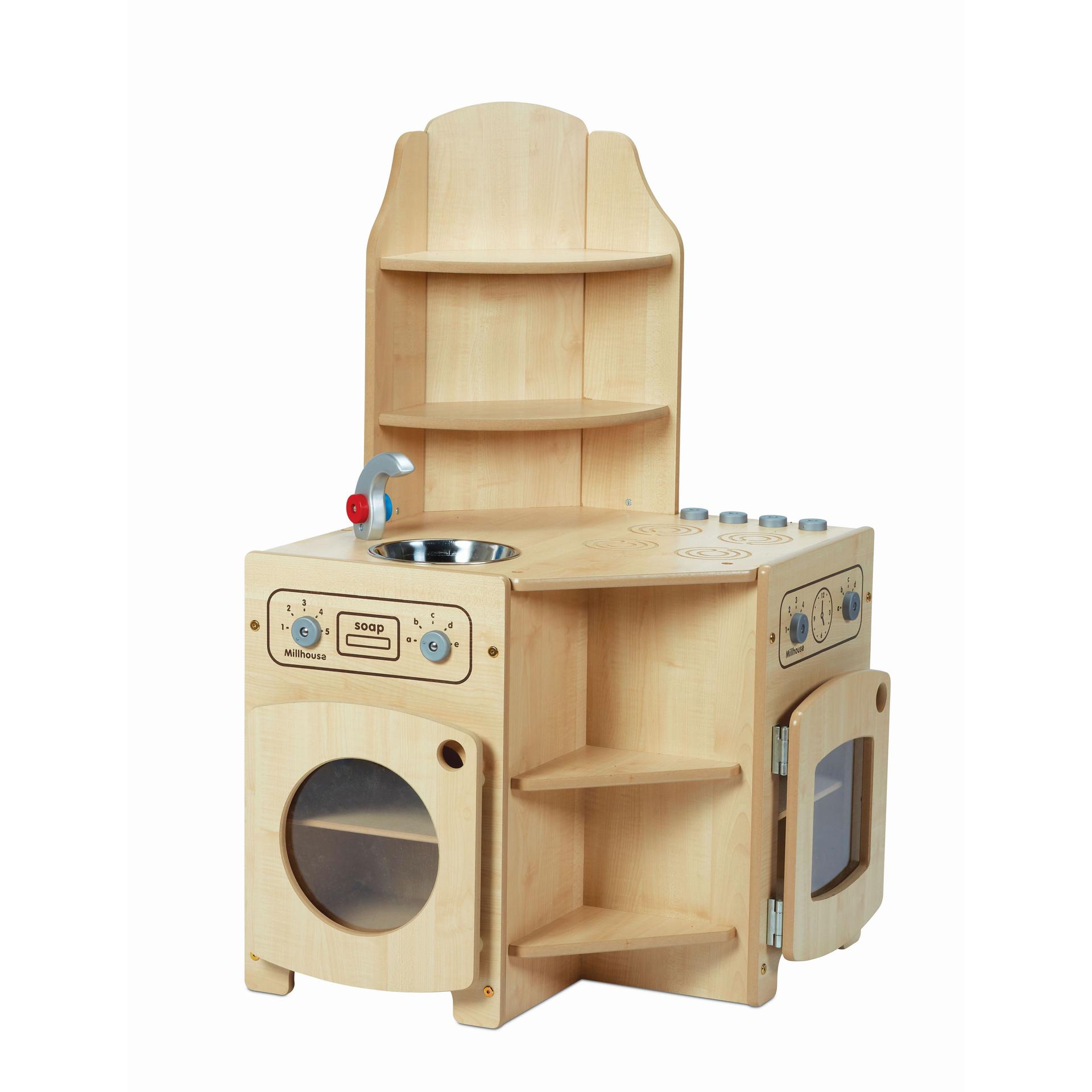 The Corner Kitchen, with a white background.