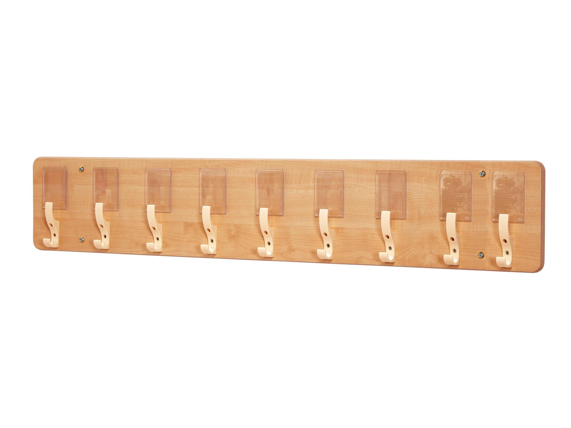 millhouse cloakroom wall mounted set of ten hooks