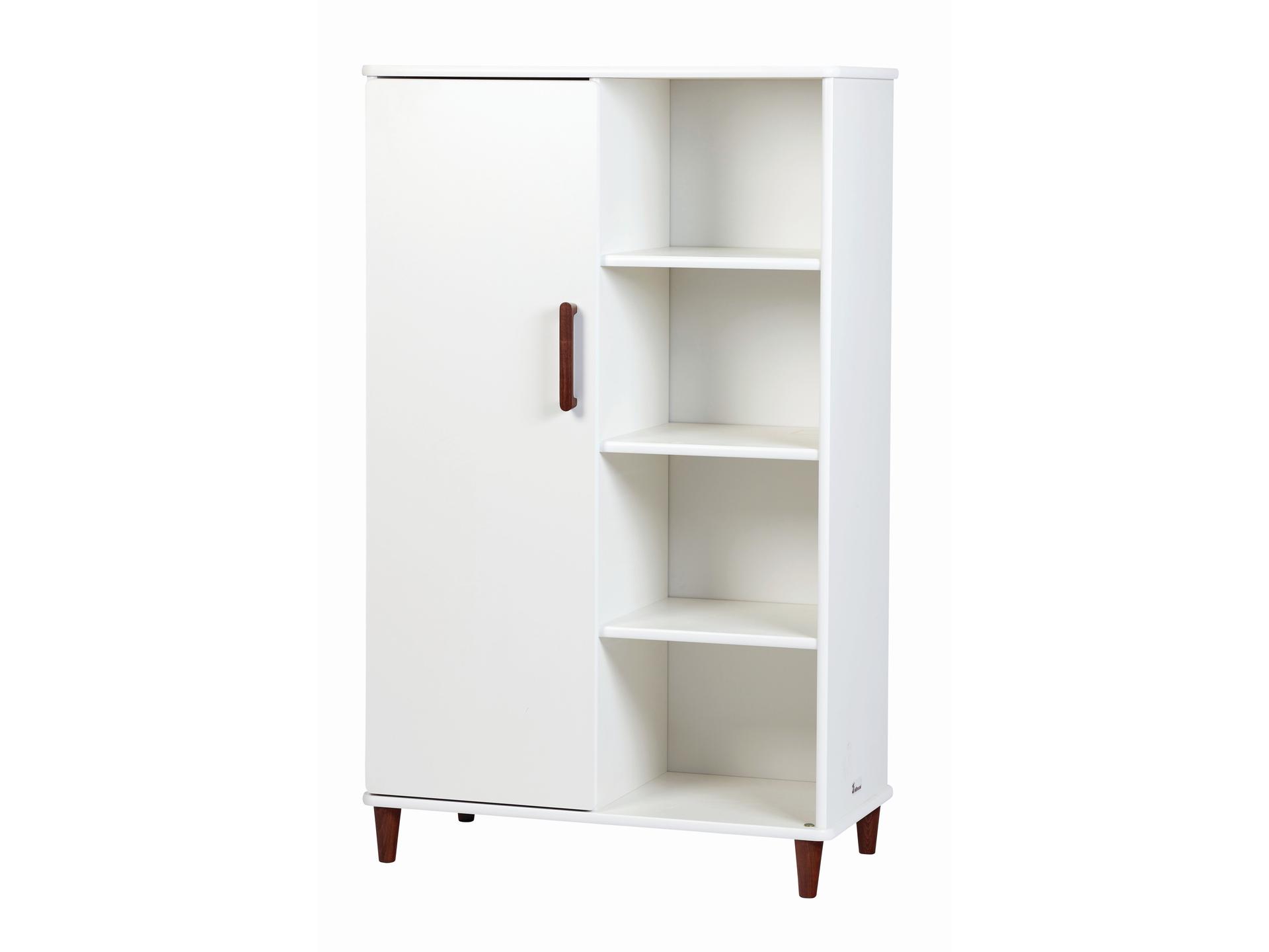 millhouse white cupboard made to store items for babies, natural looking