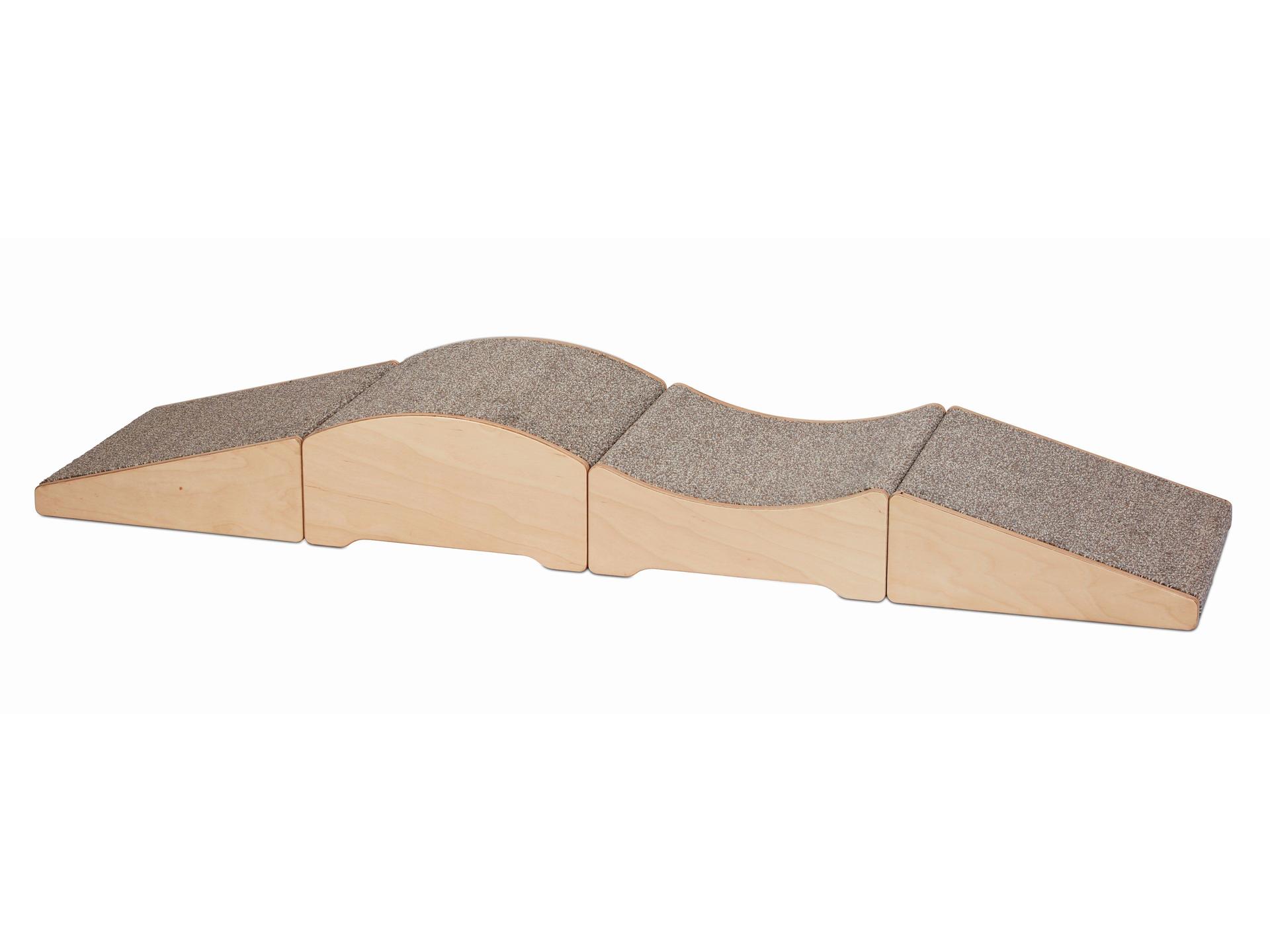 millhouse wooden moveable indoor trim trail with carpeted top