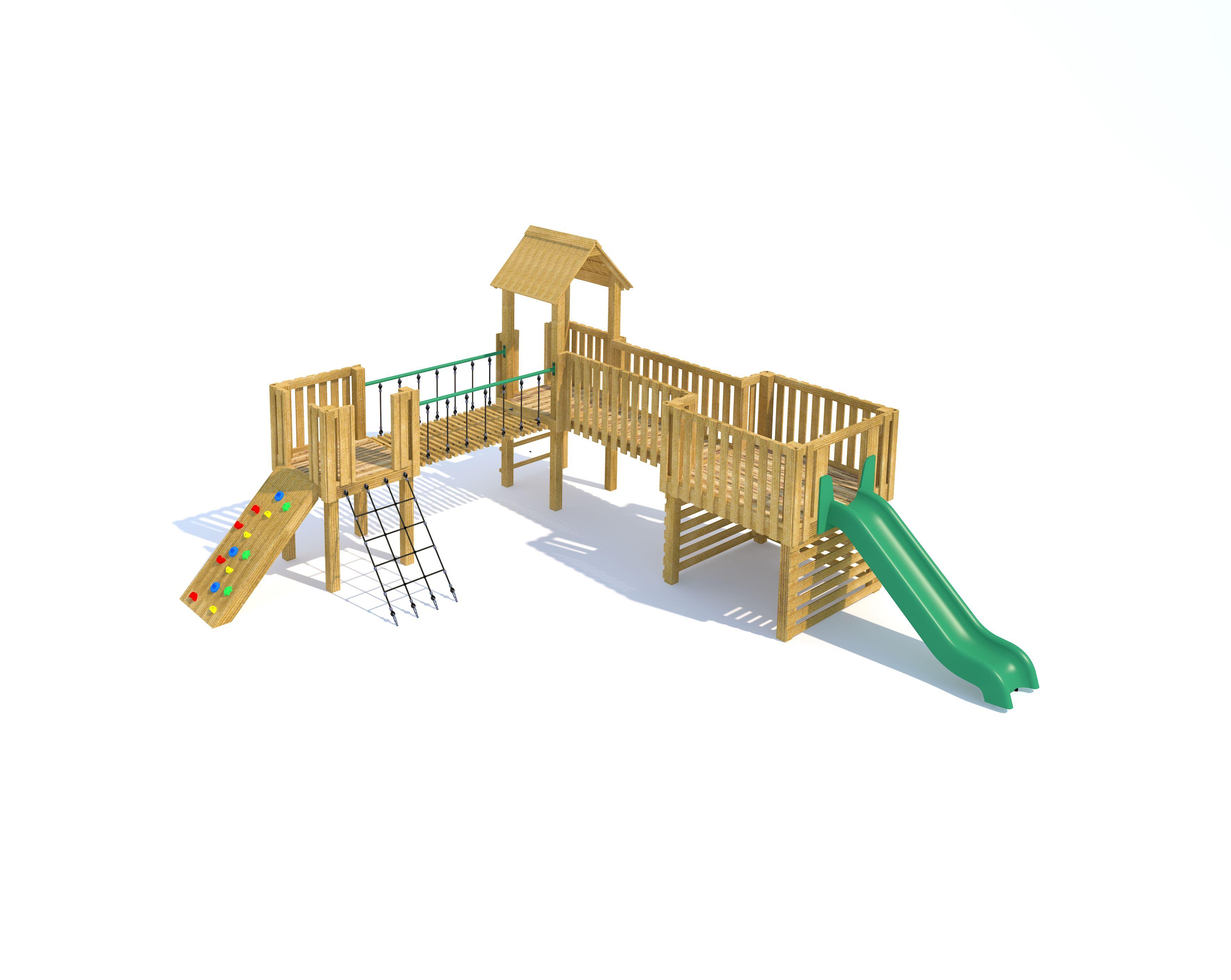 Carisbrooke Modular Play Tower from Pentagon Play