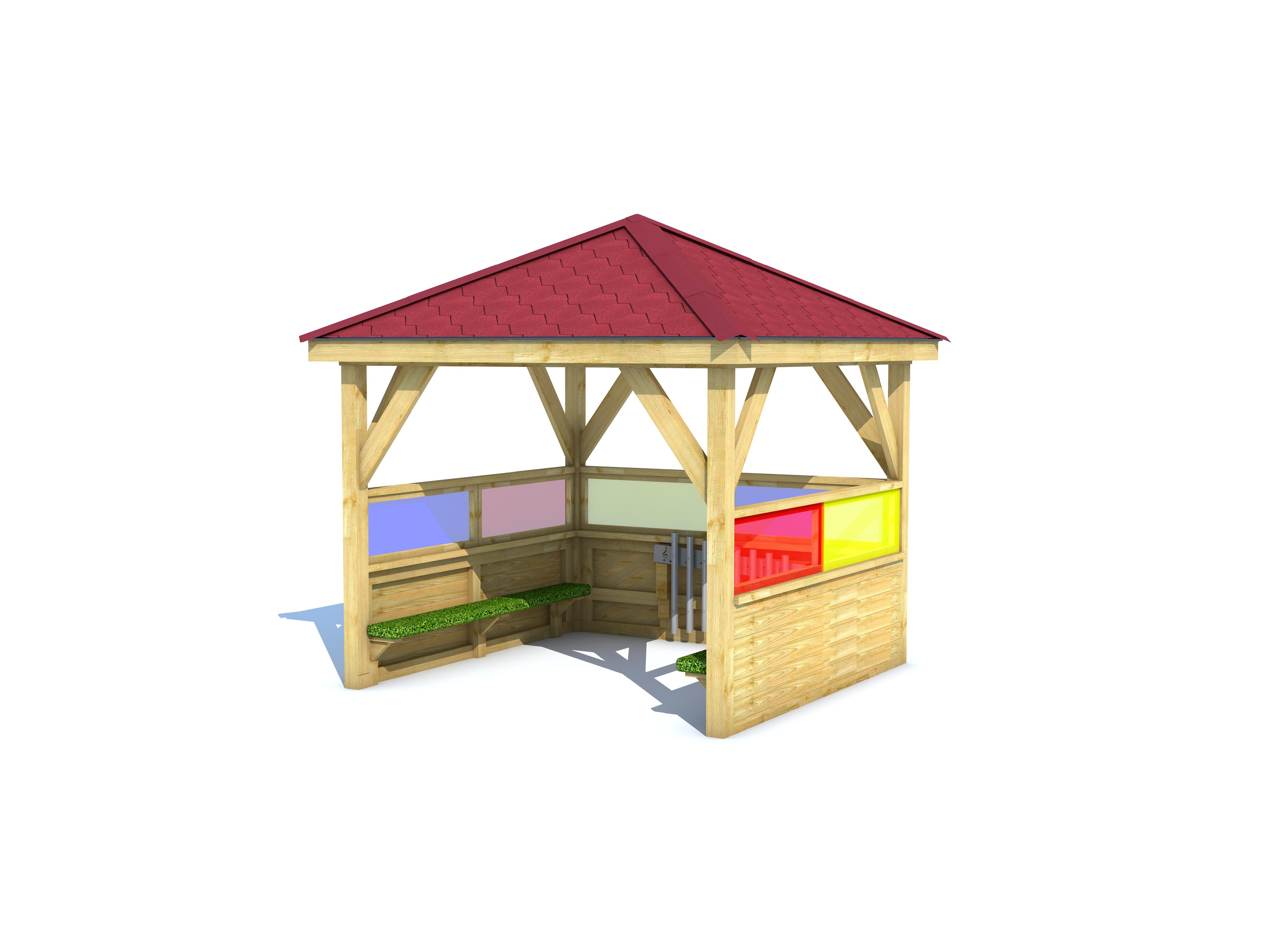 3m Sensory Gazebo - Pentagon Play